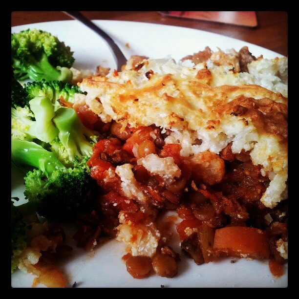 lentil shepherds pie